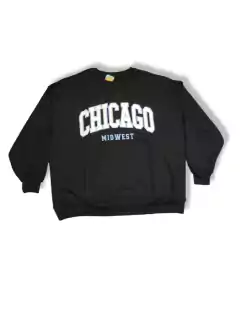 Buzo Chicago Negro Midwest