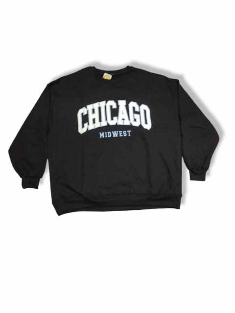 Buzo Chicago Negro Midwest