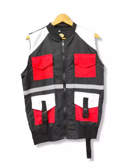 Chaleco Rojo Negro Asuka