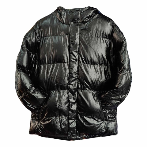 Campera Puffer Negro Mate MOD 1