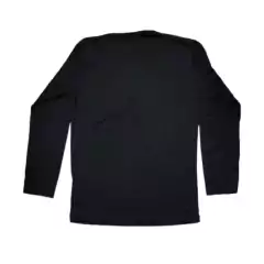 Remera Manga Larga Emo Rock Negro - comprar online