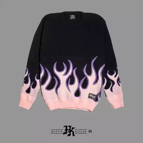 Sweater Llamas Violeta/Lila