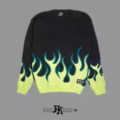 Sweater Llamas Verde