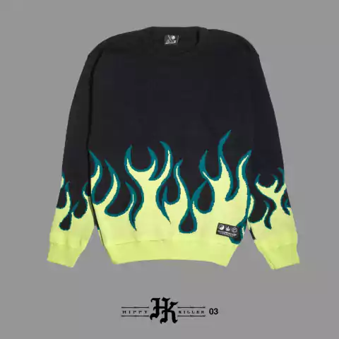Sweater Llamas Verde