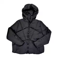Campera Puffer Albani Negra - comprar online