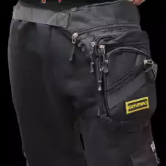 Muslera Negra Multi Bolsillos