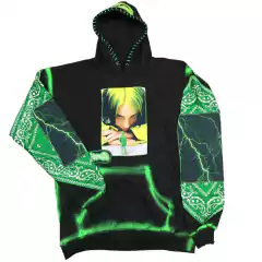 Buzo Hoodie Billie Eilish Bandana Rayos
