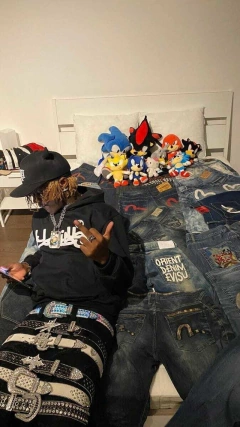 Imagen de Cinto Cinturon Cowboy Bb Belt Hebilla Strass Trap Mod 14