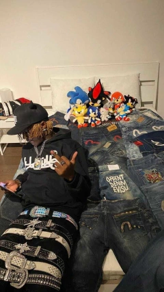 Imagen de Cinto Cinturon Cowboy Bb Belt Hebilla Strass Trap Mod 20