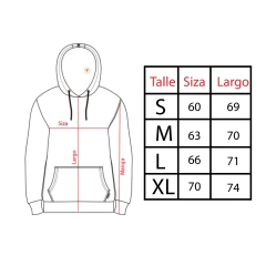 Buzo Hoodie Take Your Time Negro/fucsia - KITCH TECH