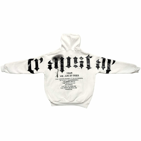 Buzo hoodie Trapstar Blanco Negro