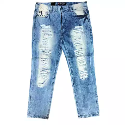 Pantalon Jean Dominican Chupin Importado Ripped Light South Pole