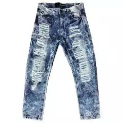Pantalon Jean Dominican Chupin Importado Ripped Light Nevado South Pole