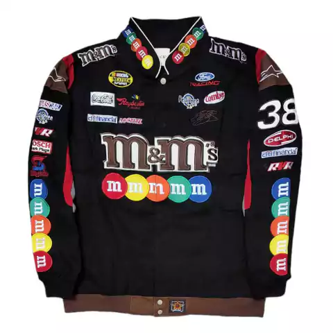 Campera Nascar Racing M&M Retro Black Modelo 1 - 330 usd