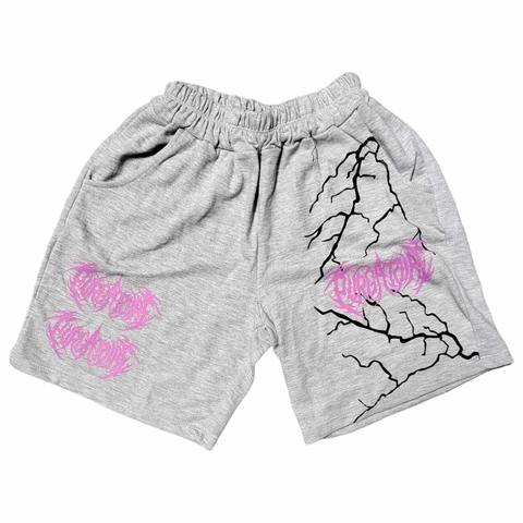 Short Bermuda Jogging Gris Relampago