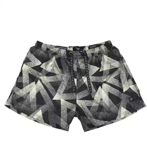 Short traje de baño estampa puntillismo