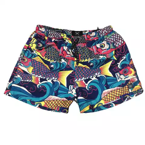 Short traje de baño estampa Pez Koi Mod 2