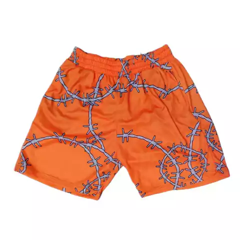 Short Traje de baño Alambres Naranja