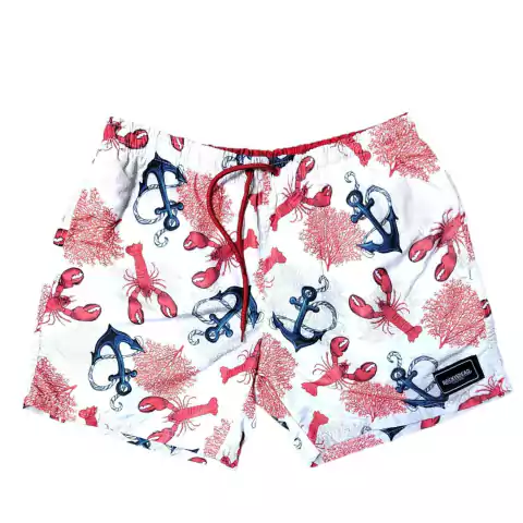 Short Traje de baño Langostas Marino