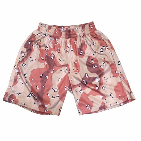 Short traje de baño camuflaje marron