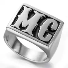 Anillo MC plateado