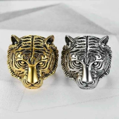 Anillo Bestia Tigre Dorado Acero en internet