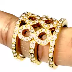Anillo infinito c/strass alianza - buy online