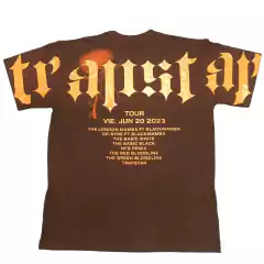 Remera trapstar marron - naranja - comprar online