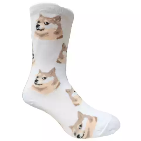 Medias Caña Alta cheems amsiedad