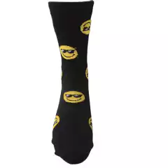 Medias Caña Alta Emoji Cool negras - comprar online