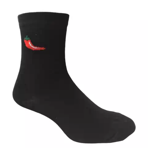 Medias Caña Alta Chile Rojo