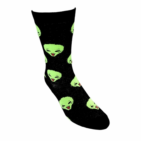 Medias Caña Alta Alien Fluor