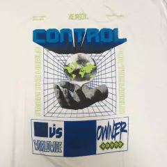 Remera Oversize Control White en internet