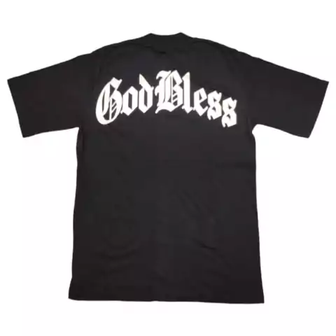 Remera God Bless negra
