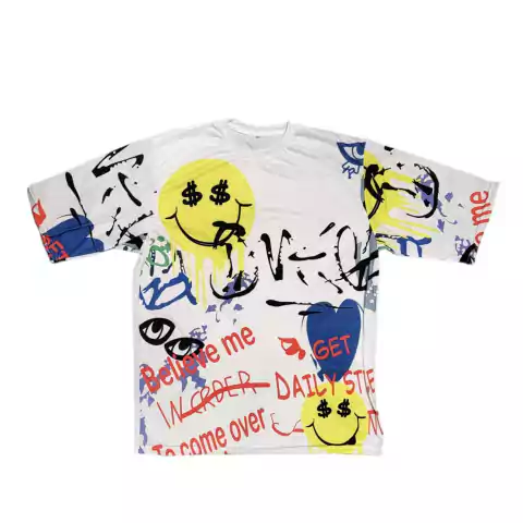Remera Oversize Smiley