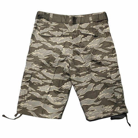 Bermuda short Kadi Ward Camuflado Gris Verde