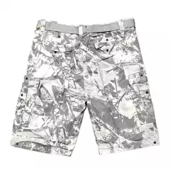 Bermuda short Kadi Ward Camuflado Gris blanco - comprar online