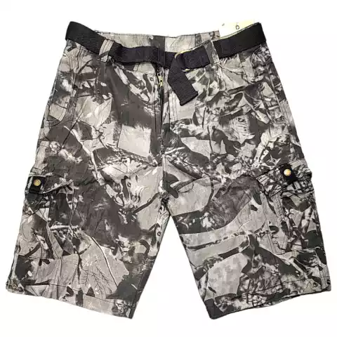 Bermuda short Kadi Ward Camuflado Negro Gris