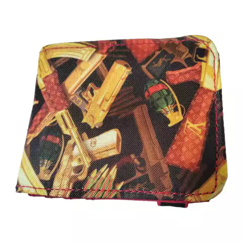 Billetera Sprayground Gold Guns