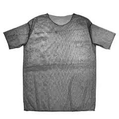 Remera unisex Transparente micro Tul Lurex