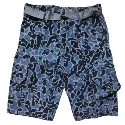 Bermuda short Kadi Ward Militar Celeste Azul