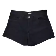 Short de Jean Tiro alto Negro