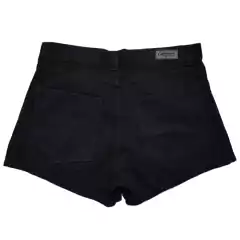 Short de Jean Tiro alto Negro - comprar online