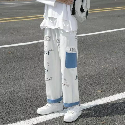 Pantalon Cargo Streetwear Recto Palaso Tobillo escrito 820