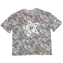 Remera Oversize Estrella Camo Real Tree Importada