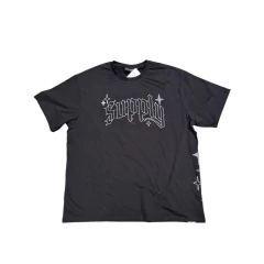 Remera Oversize Strass Supply