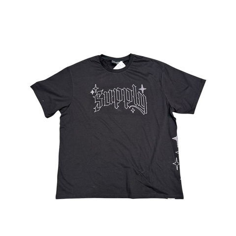 Remera Oversize Strass Supply