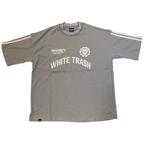 Remera Boxy College Gris - comprar online