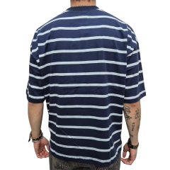 Remera Rayada Stripes Blue - tienda online