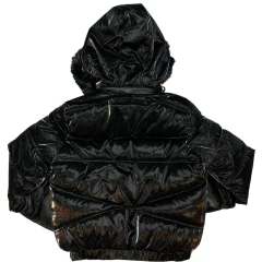 Campera Puffer Croptop Brillosa - comprar online